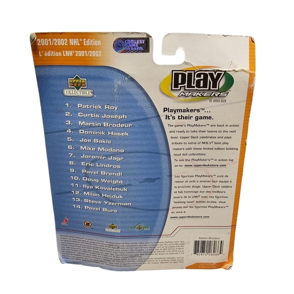 2001/2002 Upper Deck Collectibles Martin Brodeur Bobblehead - Picture 2 of 6